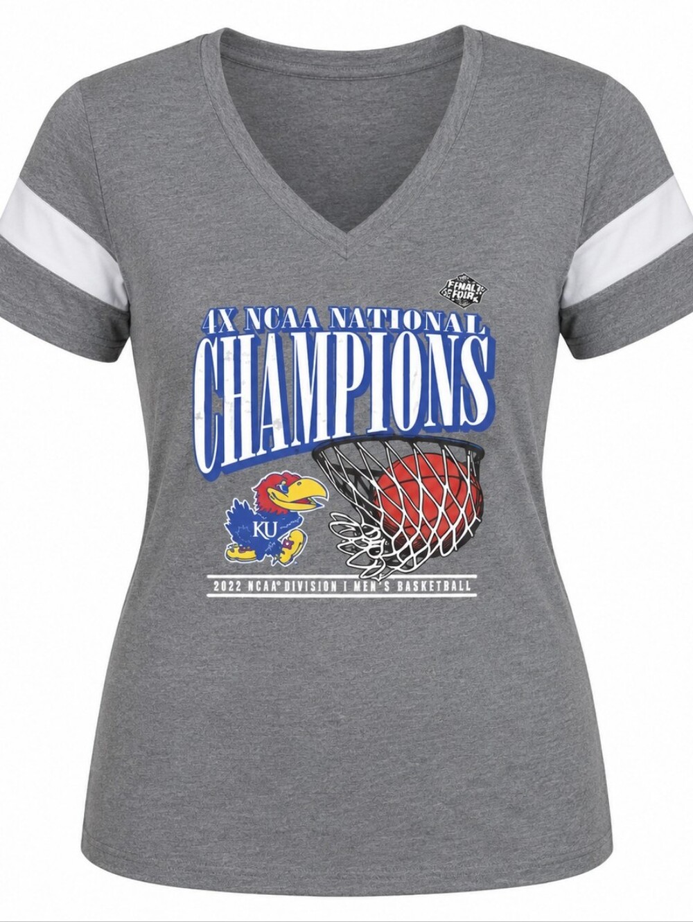 FANATICS | KU Kansas Jayhawks 2022 National Champions Final Four Tee | S